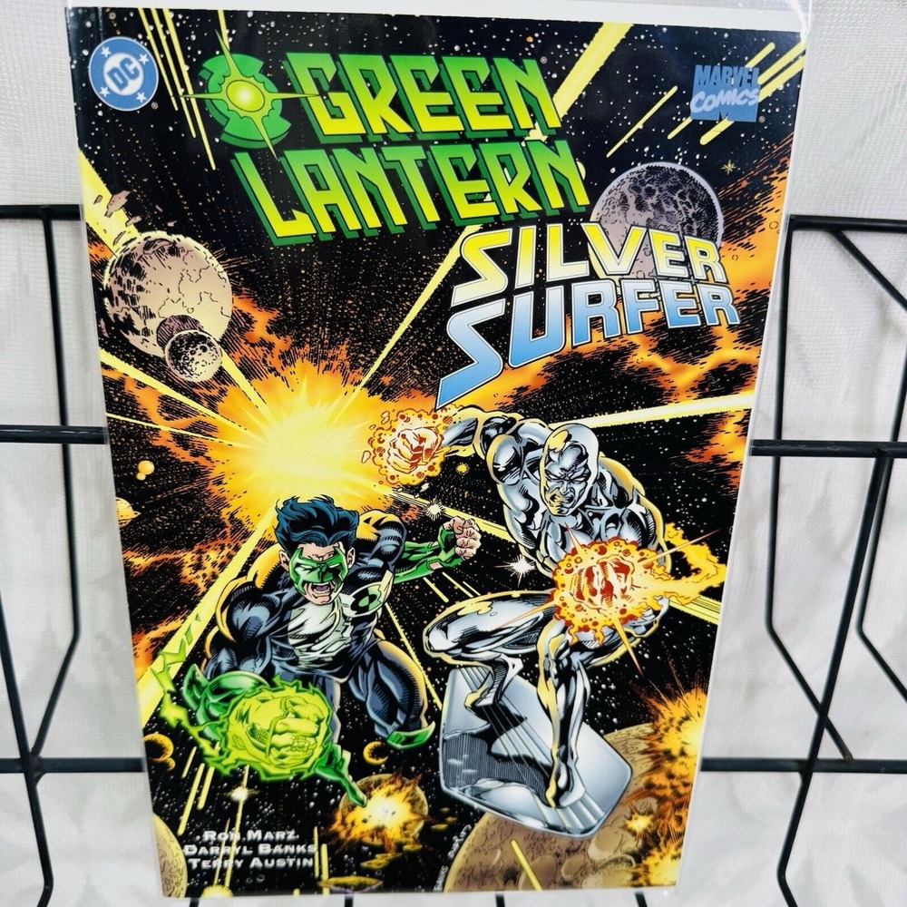 Silver Surfer Green Lantern: Unholy Alliances Marvel DC One Shot Vs Thanos